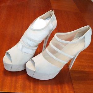 6 inch cream high heels
